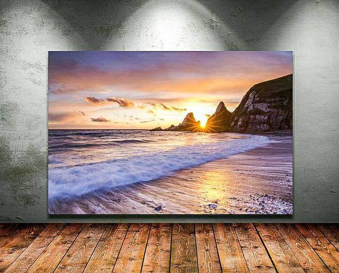 Southwest art of Wyscombe Beach, Ayrmer Cove Prints for Sale, Westcombe Beach Devon Home Decor Gifts - SCoellPhotography