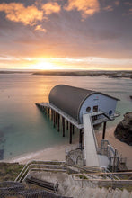Load image into Gallery viewer, RNLI Shop | Wall Art of Padstow Lifeboat Station, Cornwall Prints for Sale Home Decor - Sebastien Coell Photography
