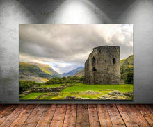 Load image into Gallery viewer, Snowdonia Print of Dolbadarn Castle, Welsh art for Sale and Home Decor Gifts - SCoellPhotography
