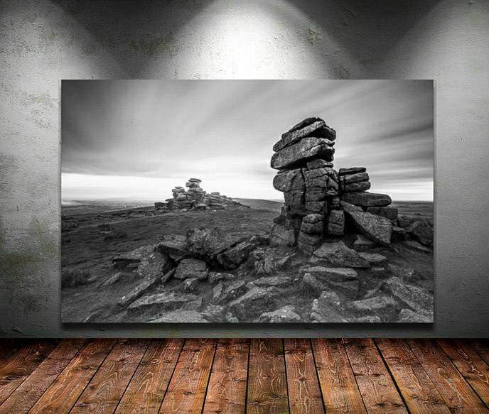 Fine art Print of Great Staple Tor | Dartmoor Pictures for Sale - Home Decor Gifts - Sebastien Coell Photography