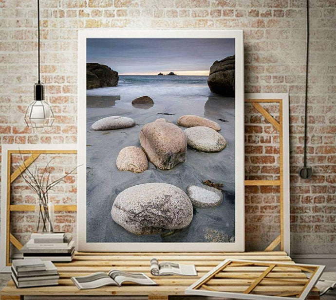 Cornwall Landscape Prints | Porth Nanven bay, Seascape Photography - Home Decor - Sebastien Coell Photography