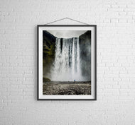 Scandinavian Prints of Skogafoss | Waterfall wall art for Sale - Icelandic Home Decor - Sebastien Coell Photography