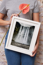 Load image into Gallery viewer, Scandinavian Prints of Skogafoss | Waterfall wall art for Sale - Icelandic Home Decor - Sebastien Coell Photography
