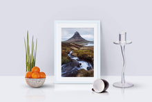 Load image into Gallery viewer, Icelandic art of Kirkjufell | Mountain Photography, Scandinavian Prints - Home Decor Gifts - Sebastien Coell Photography

