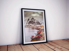 Load image into Gallery viewer, Mountain Photography of Norway&#39;s Reine | Lofoten Islands wall art for Sale - Sebastien Coell Photography
