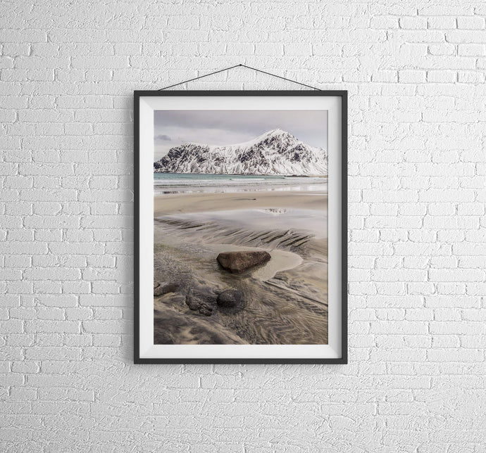 Mountain Photography of Skagsanden Beach | Lofoten Islands Prints for Sale, Home Decor Gifts - Sebastien Coell Photography