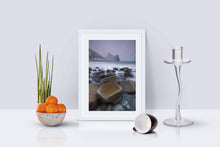 Load image into Gallery viewer, Lofoten Islands Print of Unstad Bay, Scandinavian Beach art for Sale and Nordic Gifts Home Decor - SCoellPhotography
