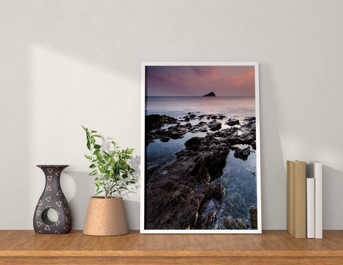Devon Photography of Wembury Beach | Great Mewstone Rock wall art - Home Decor Gifts - Sebastien Coell Photography