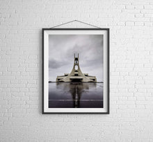 Load image into Gallery viewer, Icelandic fine art Print of Stykkishólmskirkja Church, Iceland Prints for Sale, Westfjords Church Photography Home Decor Gifts - SCoellPhotography
