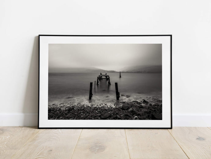 Scottish Prints of a Decayed Jetty on Loch Linnhe, Scotland Landscape art and Home Decor Gifts - SCoellPhotography