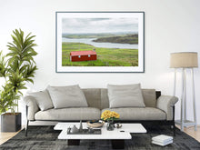 Load image into Gallery viewer, Scottish Hebrides prints | Red Barn on the Isle of Harris and Lewis - Home Decor Wall Art - Sebastien Coell Photography
