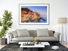 Load image into Gallery viewer, Cinque Terre Landscape Photography | Italian wall art of Manarola - Home Decor Gifts - Sebastien Coell Photography
