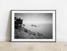 Load image into Gallery viewer, Print / Canvas Froward Point Kingswear wall art, Devon Black White Photography fineart photos island Brixham home decor Christmas gifts sea
