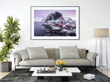 Load image into Gallery viewer, Nordic Print of Hamnoy | Norwegian art for Sale and Lofoten Mountain Photography - Sebastien Coell Photography
