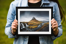Load image into Gallery viewer, Icelandic art of Kirkjufell | Kirkjufellsfoss Mountain Wall Art, Scandinavian Prints - Sebastien Coell Photography
