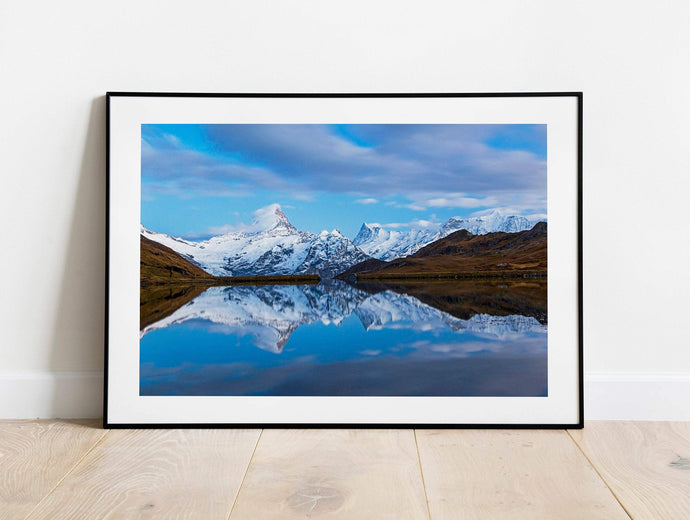Swiss wall art of Lake Bachalpsee, Grindelwald Photos for Sale, Mountain Photography Home Decor Gifts - SCoellPhotography
