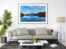 Load image into Gallery viewer, Swiss wall art of Lake Bachalpsee, Grindelwald Photos for Sale, Mountain Photography Home Decor Gifts - SCoellPhotography
