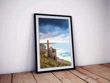 Load image into Gallery viewer, Cornish art Prints of Towanroath Mine, Cornwall Mines Photos for Sale, Wheal Coates Home Decor Gifts - SCoellPhotography
