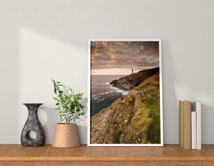 Cornwall Seascape Prints | Trevose Head Lighthouse wall art - Home Decor Gifts - Sebastien Coell Photography