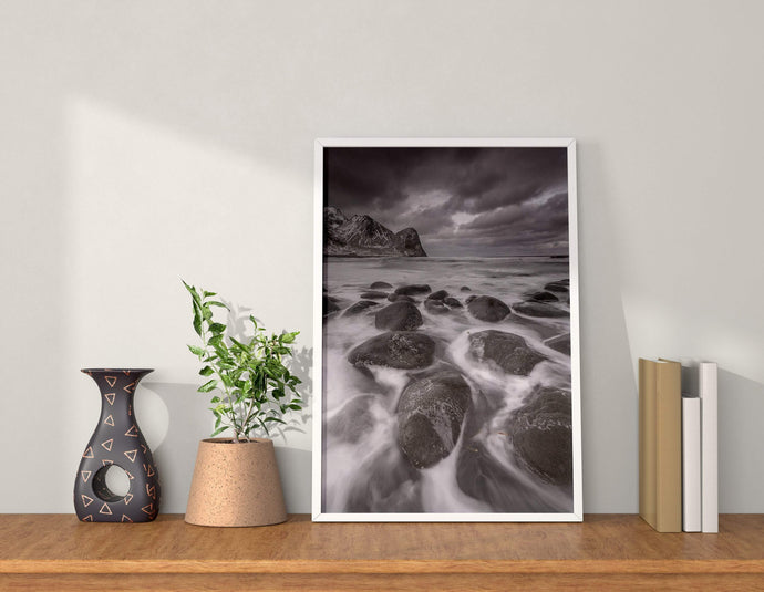 Beach wall art | Unstad Bay Prints and Lofoten Islands Pictures for Sale - Home Decor Gifts - Sebastien Coell Photography