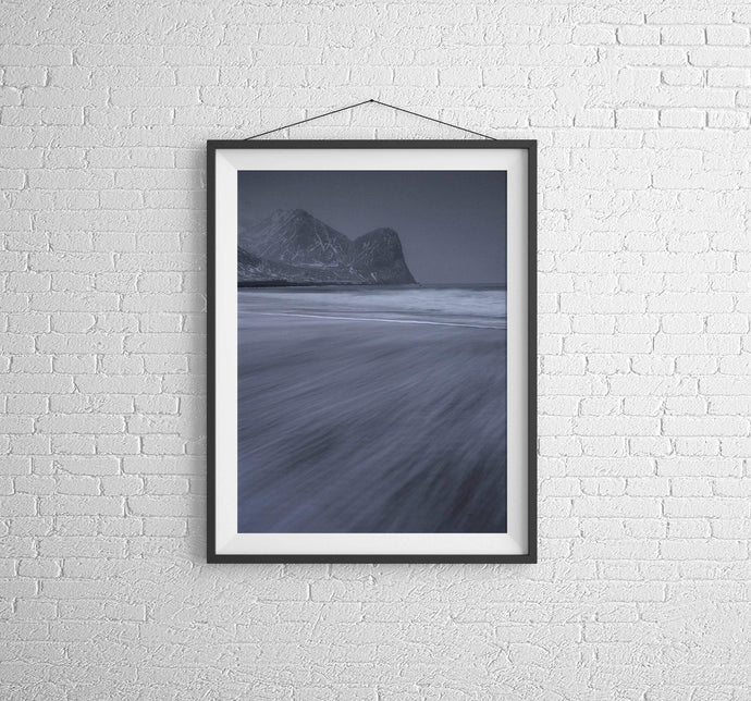 Nordic Prints of Unstad Bay | Scandinavian Beach art, Mountain Photography - Sebastien Coell Photography