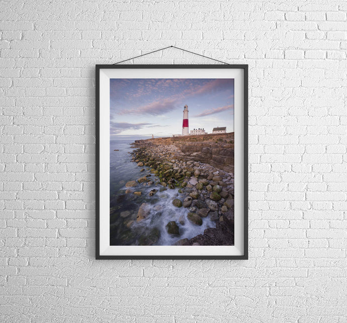 Dorset Seascape Photography of Portland Bill Lighthouse, Jurassic Coast Gifts for Sale, Lighthouse Framed art Home Decor Gifts - SCoellPhotography
