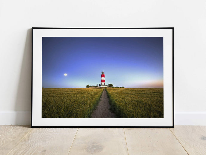 Lighthouse art of Happisburgh Lighthouse | Norfolk Landscape Photography Home Decor - Sebastien Coell Photography