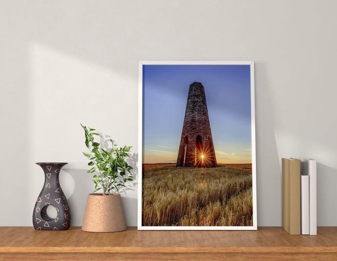 Devon Prints of The Daymark Navigation Aid | Architectural wall art for Sale - Sebastien Coell Photography