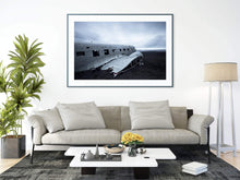 Load image into Gallery viewer, Icelandic Print of The United States Navy DC plane crash, Sólheimasandur prints - Sebastien Coell Photography
