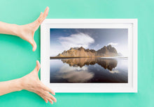 Load image into Gallery viewer, Icelandic Print | The Vestrahorn Mountain Photography, Stokksnes Wall Art Gifts - Sebastien Coell Photography
