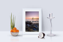 Load image into Gallery viewer, Cretes Venetian Lighthouse Print | Seascape Photography for Sale, Chania Harbour Home Decor - Sebastien Coell Photography
