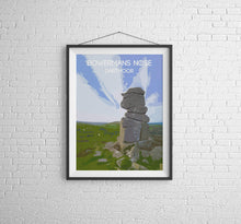 Load image into Gallery viewer, Travel Poster Prints of Bowermans nose, Dartmoor Landscape Photography, Devon wall art and Home Decor Gifts - SCoellPhotography
