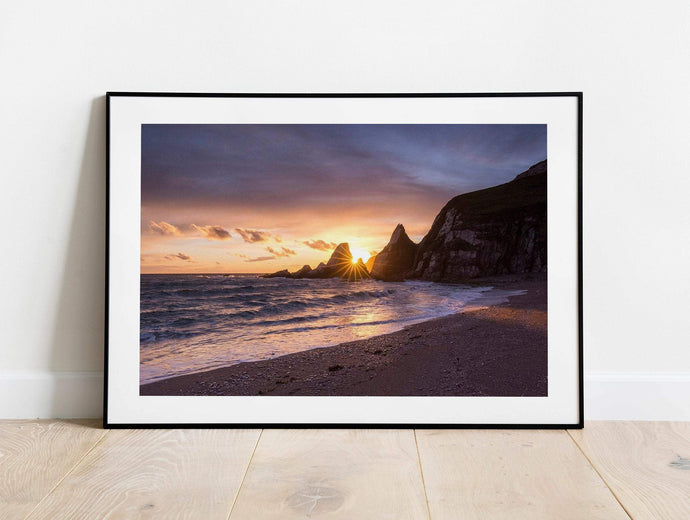 South Devon Beaches art of Westcombe Beach, Ayrmer Cove Photography for Sale, Devon art Home Decor Gifts - SCoellPhotography