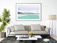 Load image into Gallery viewer, Scotland Poster of Luskentyre Beach, Scottish art Prints and Hebrides are for Sale, Home Decor Gifts - SCoellPhotography
