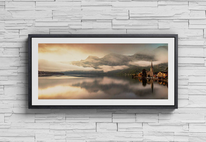 Panoramic Alpine wall art of Hallstatt | Pictures of Austria for Sale - Home Decor Gifts - Sebastien Coell Photography