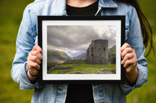Load image into Gallery viewer, Snowdonia Print of Dolbadarn Castle, Welsh art for Sale and Home Decor Gifts - SCoellPhotography
