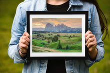 Load image into Gallery viewer, Mountain Photography of Alpe Di Siusi | Seiser Alm art Prints for Sale Home Decor Gifts - Sebastien Coell Photography
