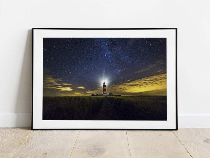 Happisburgh Lighthouse Prints | Night Sky Wall Art and Norfolk Landscapes - Home Decor Gifts - Sebastien Coell Photography