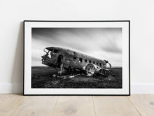 Load image into Gallery viewer, Scandinavian Print of Iceland&#39;s US Navy DC plane crash, Sólheimasandur beach prints - Sebastien Coell Photography
