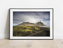 Load image into Gallery viewer, Scandinavian Prints of The Vestrahorn, Mountain Photography for Sale, Stokksnes wall art and Home Decor Gifts - SCoellPhotography
