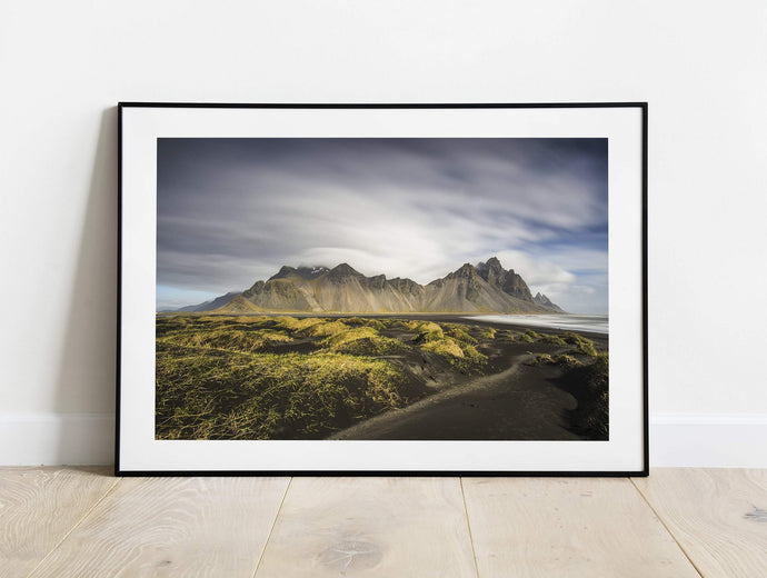 Scandinavian Prints of The Vestrahorn, Mountain Photography for Sale, Stokksnes wall art and Home Decor Gifts - SCoellPhotography