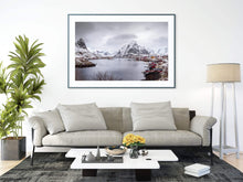 Load image into Gallery viewer, Mountain Photography of Reine | Norway Lofoten Islands wall art - Home Decor Gifts - Sebastien Coell Photography
