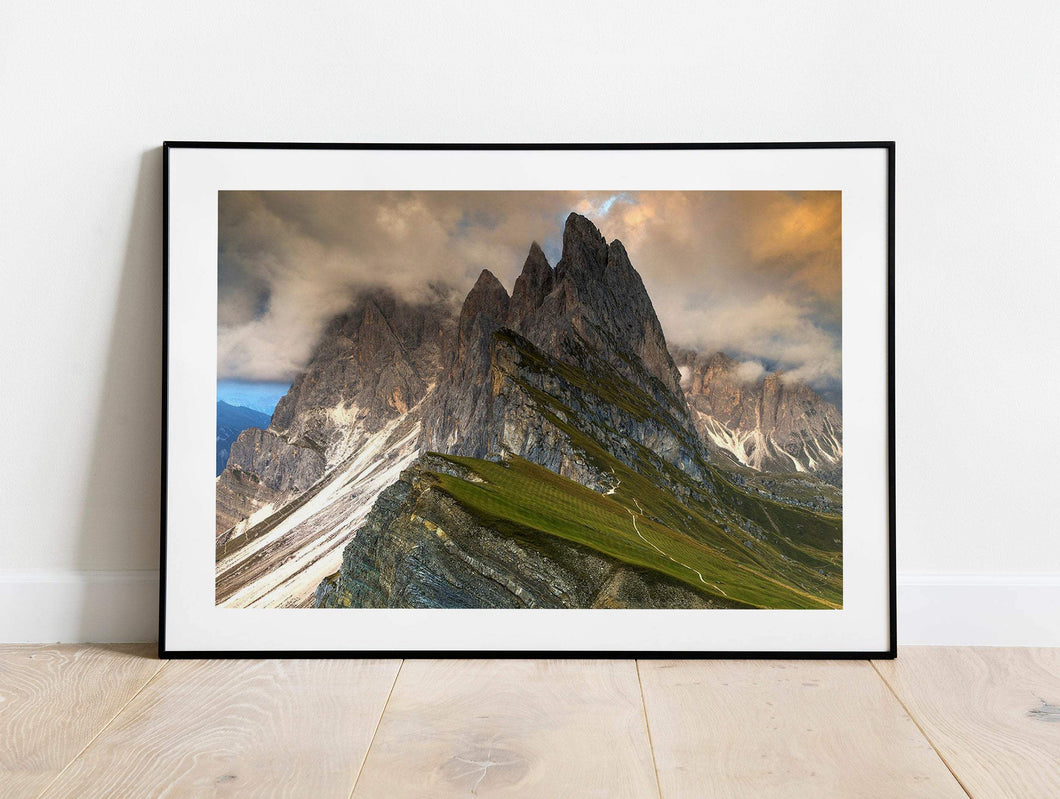 Dolomites art of Seceda | Mountain Photography For Sale, Northern Italy Home Decor - Sebastien Coell Photography