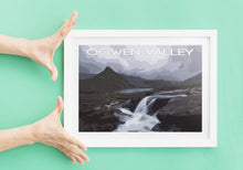 Load image into Gallery viewer, Mountain Poster of Snowdonia Ogwen Valley, Welsh prints for Sale and Tryfan Photo Home Decor Gifts - SCoellPhotography
