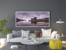 Load image into Gallery viewer, Panoramic Print of Eilean Donan castle | Scotland Landscape Art - Home Decor Gifts - Sebastien Coell Photography
