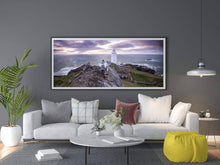 Load image into Gallery viewer, Panoramic Devon art of Start Point Lighthouse | Seascape Photography - Home Decor - Sebastien Coell Photography

